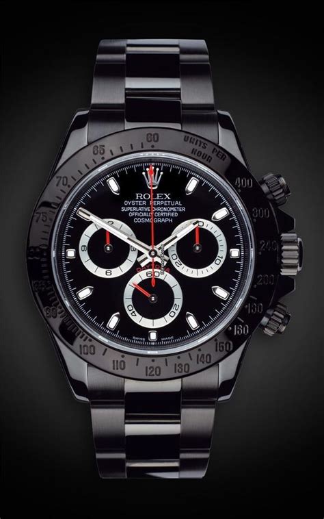 rolex cosmograph daytona dlc black red dial|rolex daytona blue dial price.